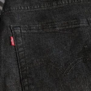 Men’s Levi light black jeans size 36 x 34.